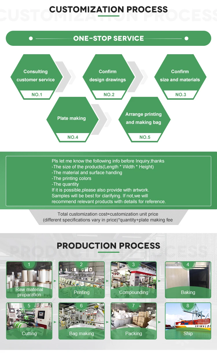 Low Price Custom Size Plastic Material Tissue Plastic Packaging Bag With Handle