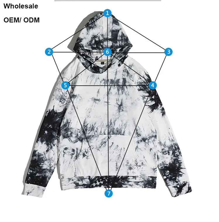 

Newest Multicolor Custom Tie Dye Hoodie Womens Sweatshirt Fashion French Terry Girls Pullover Sweatshirt Hoodies With Pocket, As shown or custom