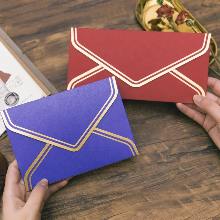 

Custom printing mini gift ticket wedding envelope