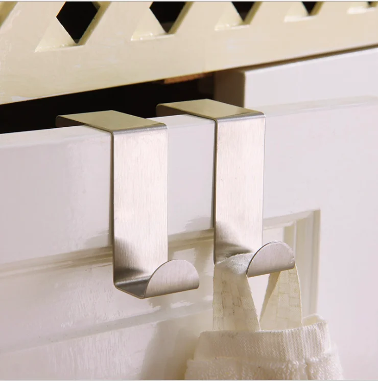 

Best selling household activity hanger hook stainless steel kitchen cabinet hook towel clothes door hooks