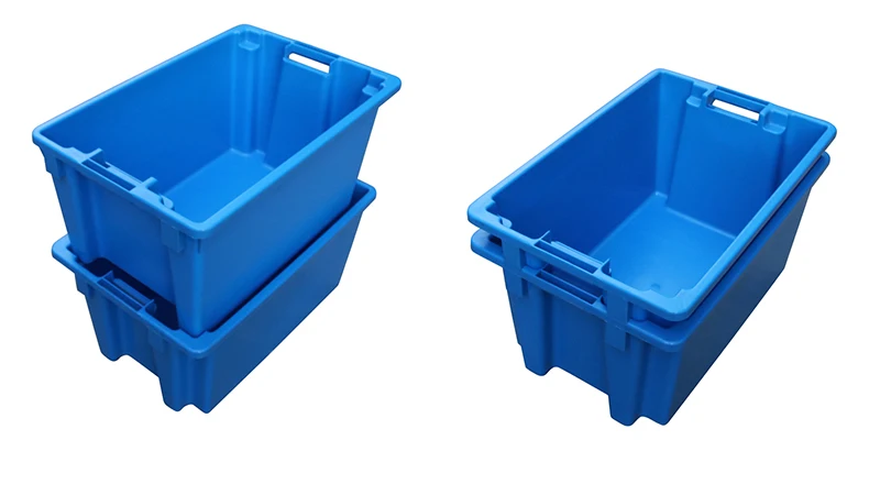 Join Industrial Large Plastic Fish Moving Crates Aufbewahrung Wannen