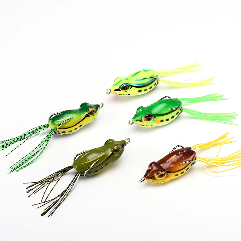 Soft Pvc Frog Lure Plastic Fishing Lure Soft Baits For Fishing Buy