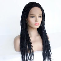 

Heat Resistant Braided Lace Front fiber Wigs For Black Women