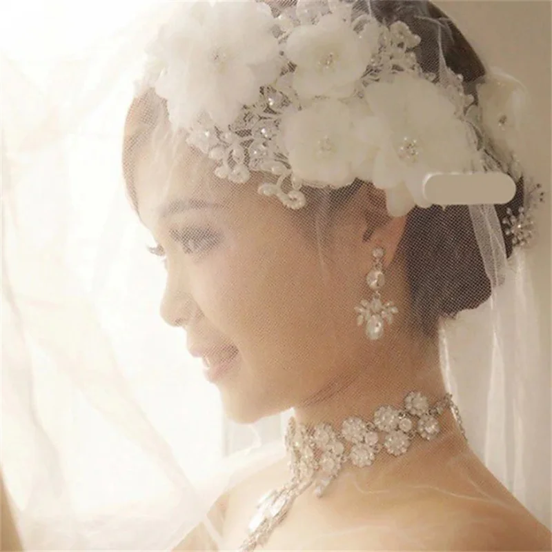 

Women's Headbands Fascinators For Party Wedding Pearl Plastic Alloy White