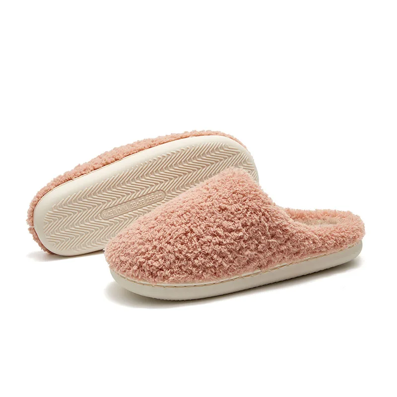

Unique Design Hot Sale Ladies Winter Cute Home Slippers Slides, Solid color