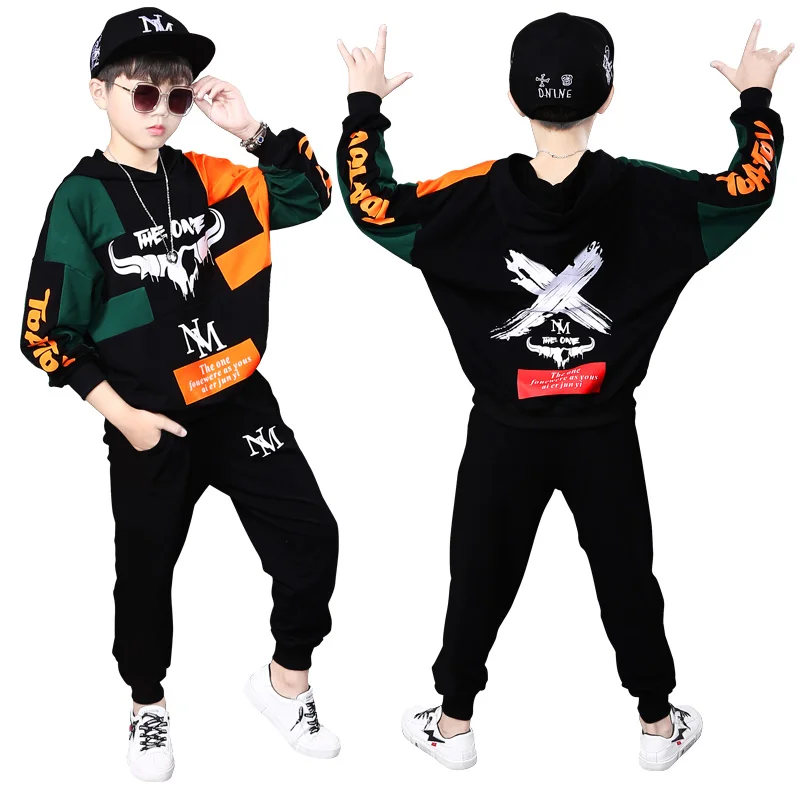 

Children Clothing Autumn Winter kids Boys Clothes 2pcs Set Christmas Outfits Kids Clothes Toddler Suit For boys Clothing Sets, Black