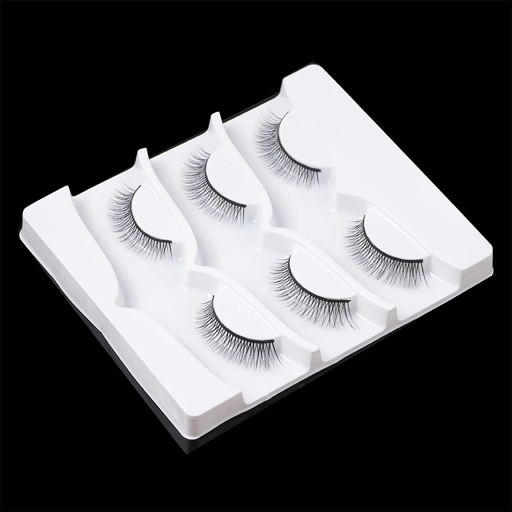 

FX-S76 Buenas 3 Pairs False Eyelashes New Arrived Short Eyelashes Extensions Crisscross Tapered Hotsell New Lash