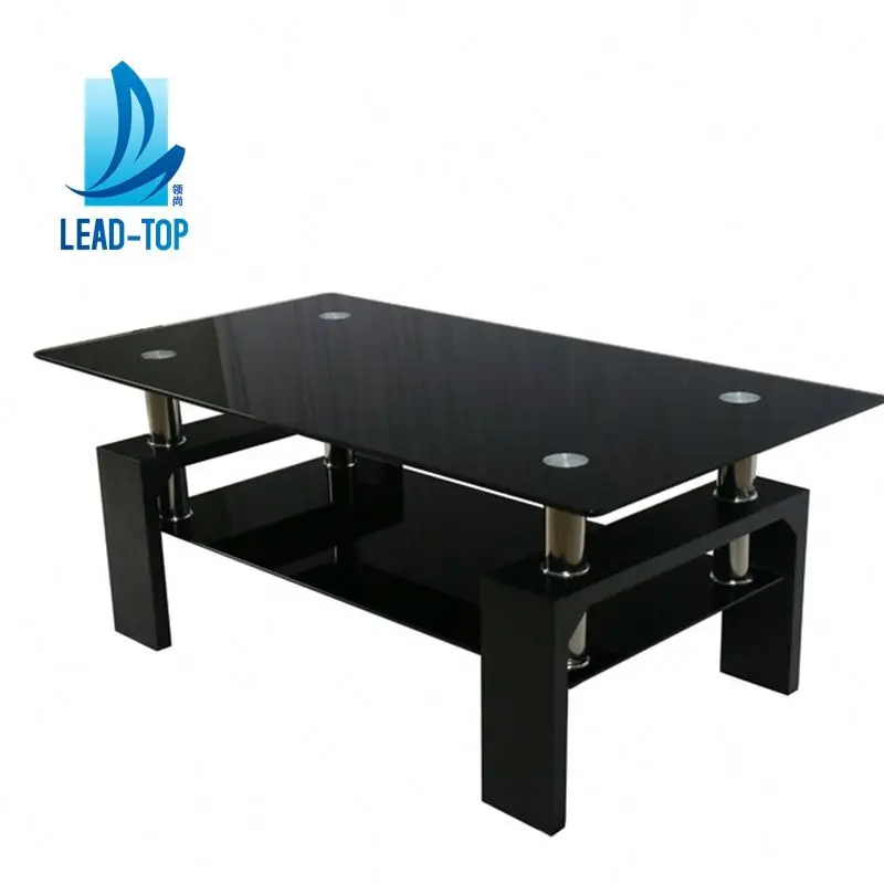 
modern design cheap dining room furniture center table black acrylic square mirrored/glass coffee table coffee table sets 