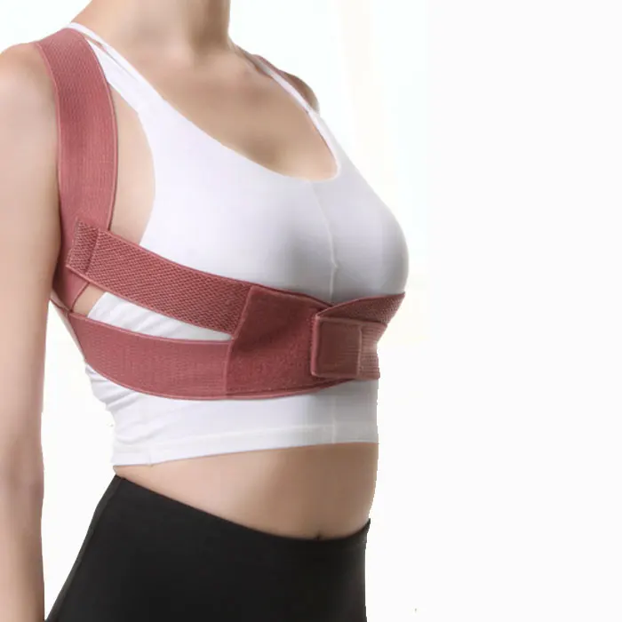 

Breathable Chest Muscles Training Shoulder Straightening Back Posture Corrector, Black ,pink