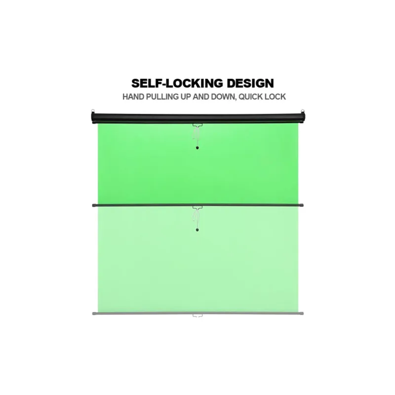 

Wall Background Studio Retractable Banner Stand Green Screen Kit