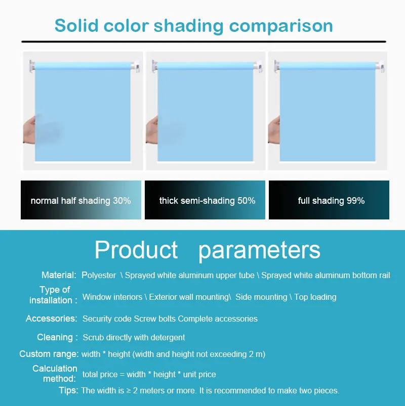 Dual shade blinds window double roller blinds 3D printed blinds