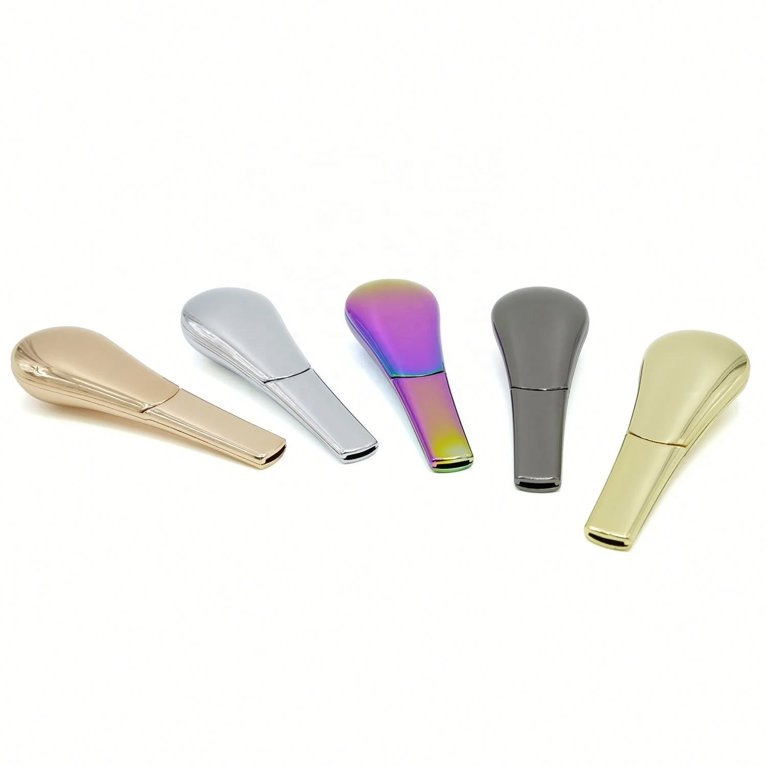 

New Cool Scoop-shaped With Cover Zinc Alloy Smoking Pipe Gift Box jhcentury, Picture