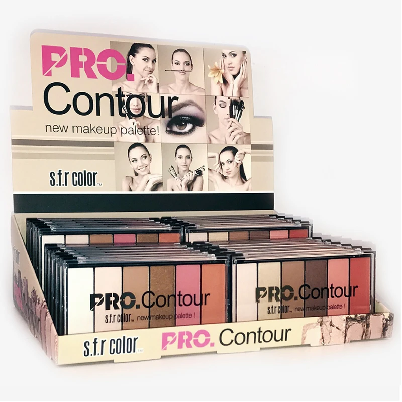 

Hot fashion brand contour palette private label, Rts 6731-6 color matt eyeshadow