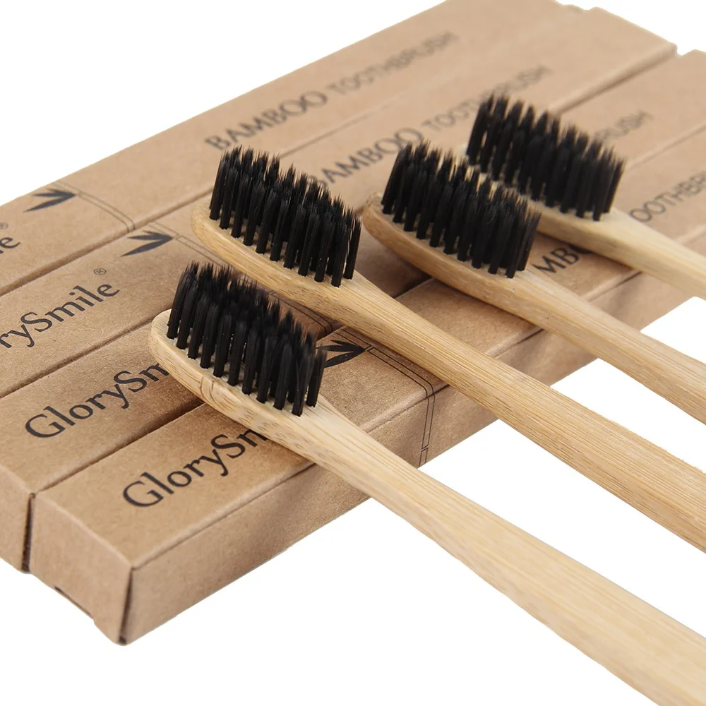 

2020 Most Popular Healthy Private Label Charcoal Bristle Wooden Toothbrush