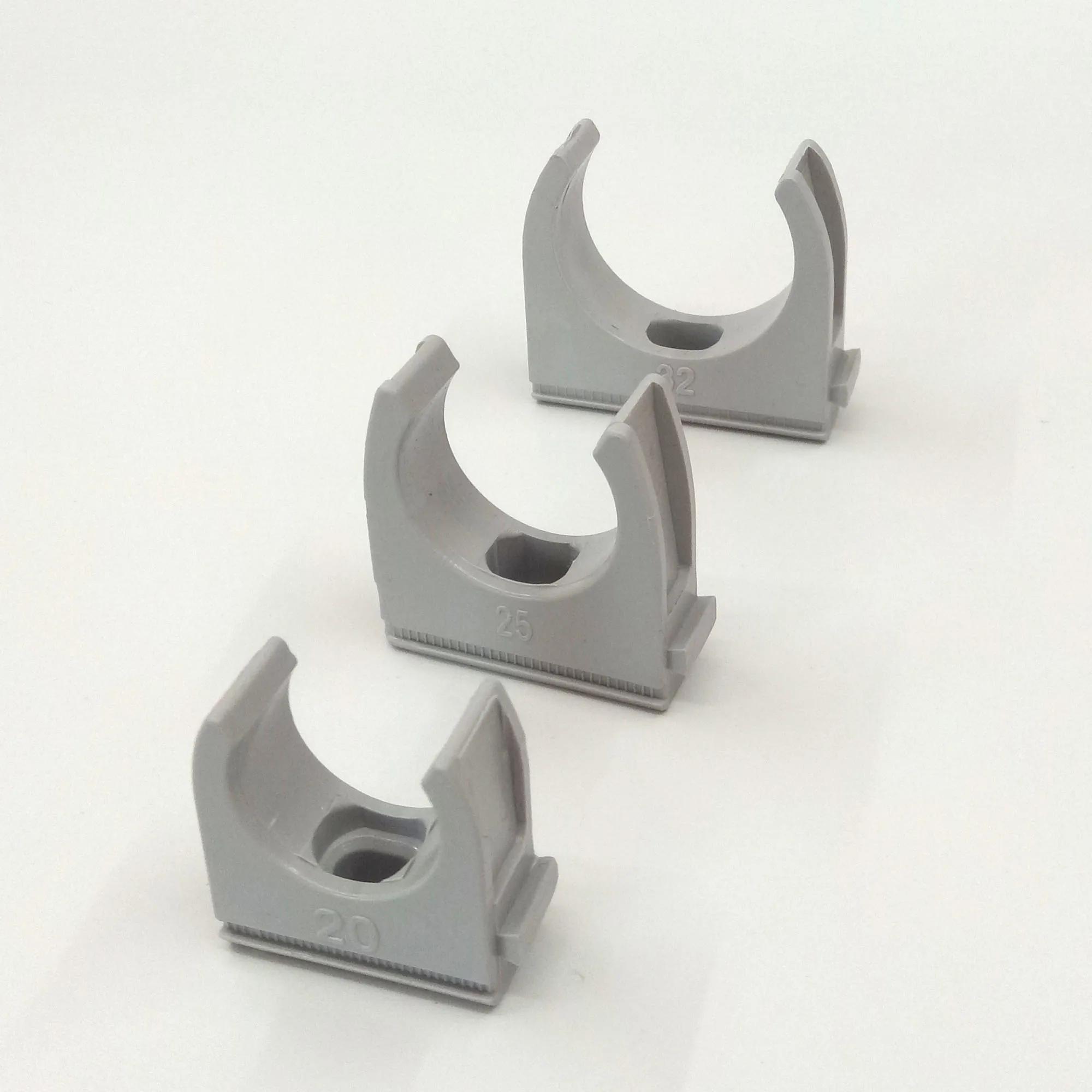 Electrical Pvc Pipe Saddle Clamp Conduit Clips Support Brackets