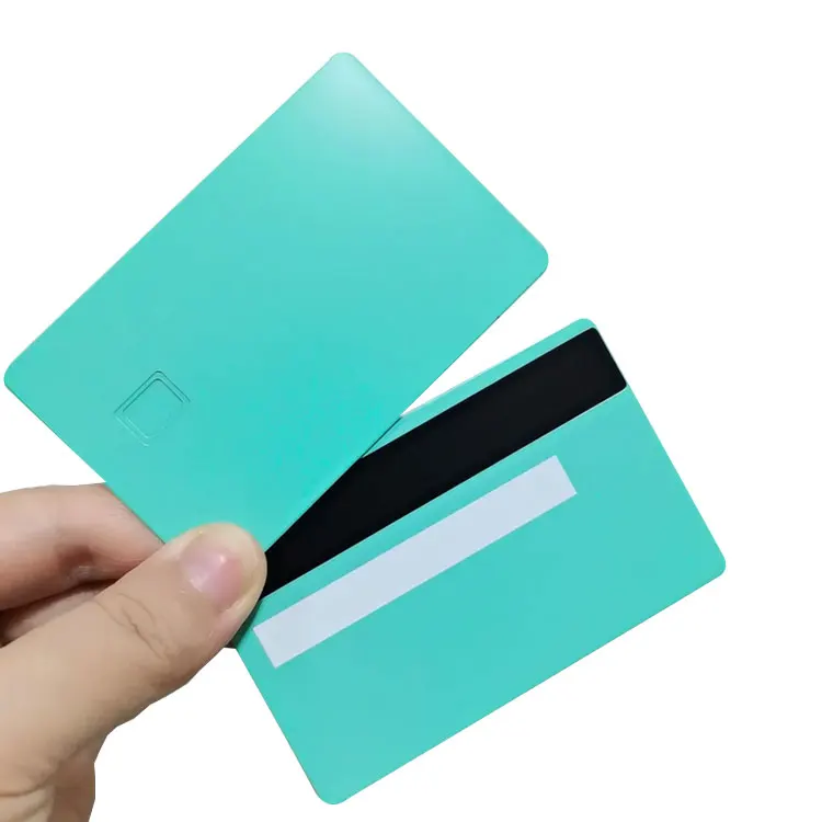 

Factory Wholesale Chip Slot etched blank metal credit card with magnetic stripe