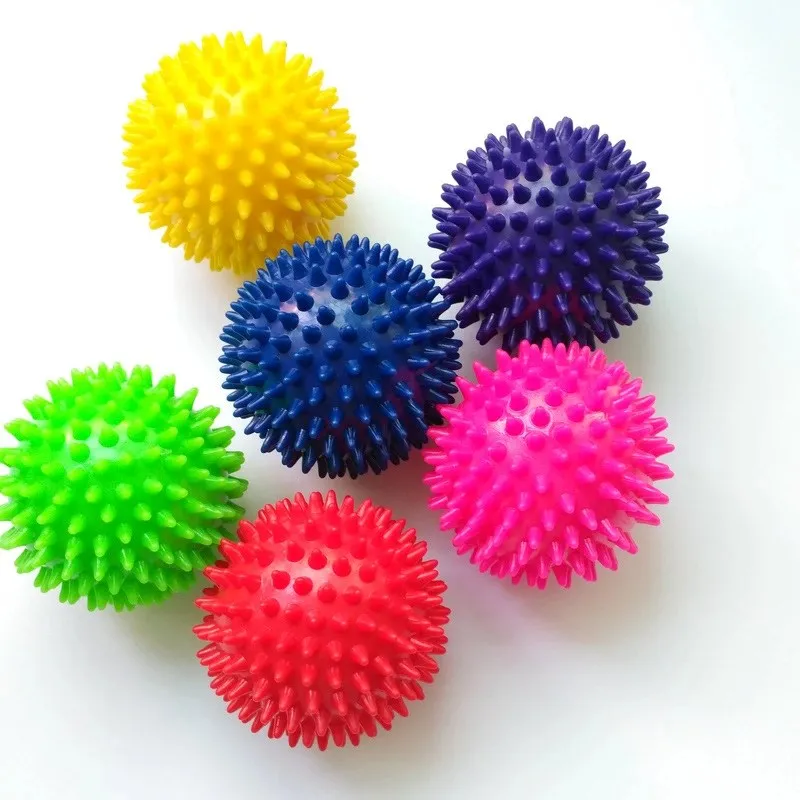 

Wholesale yoga Spiky ball massage ball fitness ball, Mix color