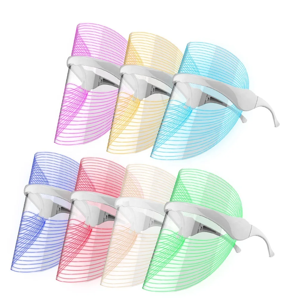 

Wireless dropshipping LED 7 Color PDT Led Light Therapy Skin Care Beauty Face Mask