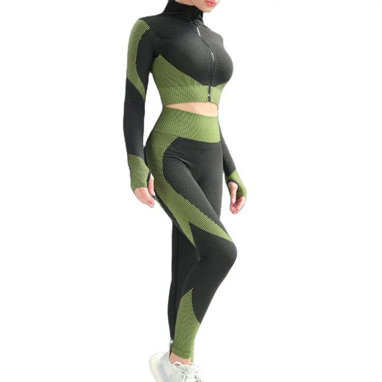 

Showmelly Beauty Back Bra Peach Hip Yoga Pants seamless mix and match fitness yoga suit