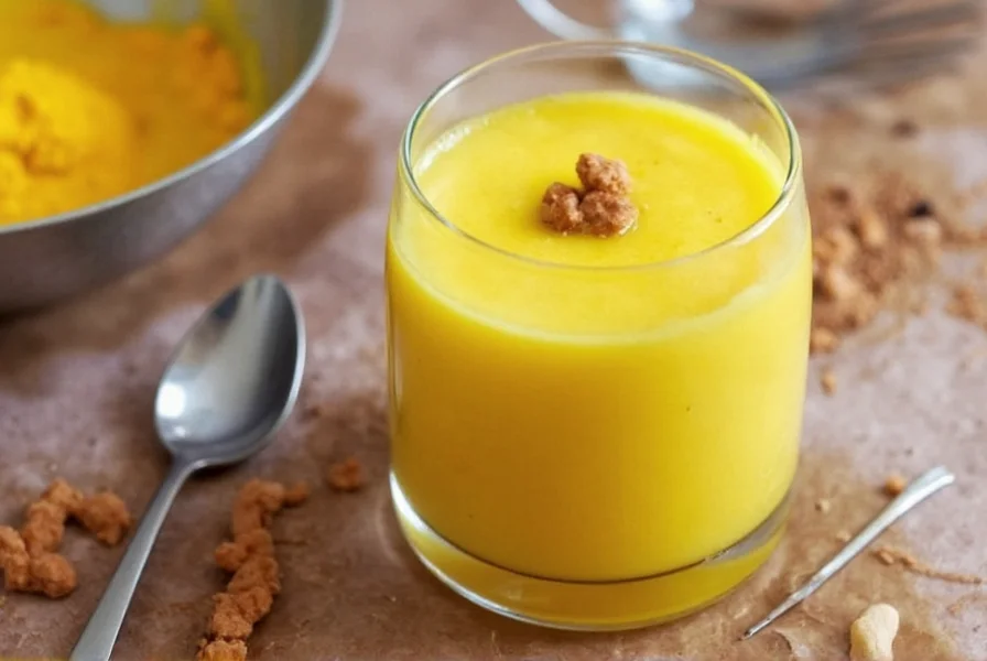 Fresh turmeric root, ground turmeric, and spices arranged on wooden surface