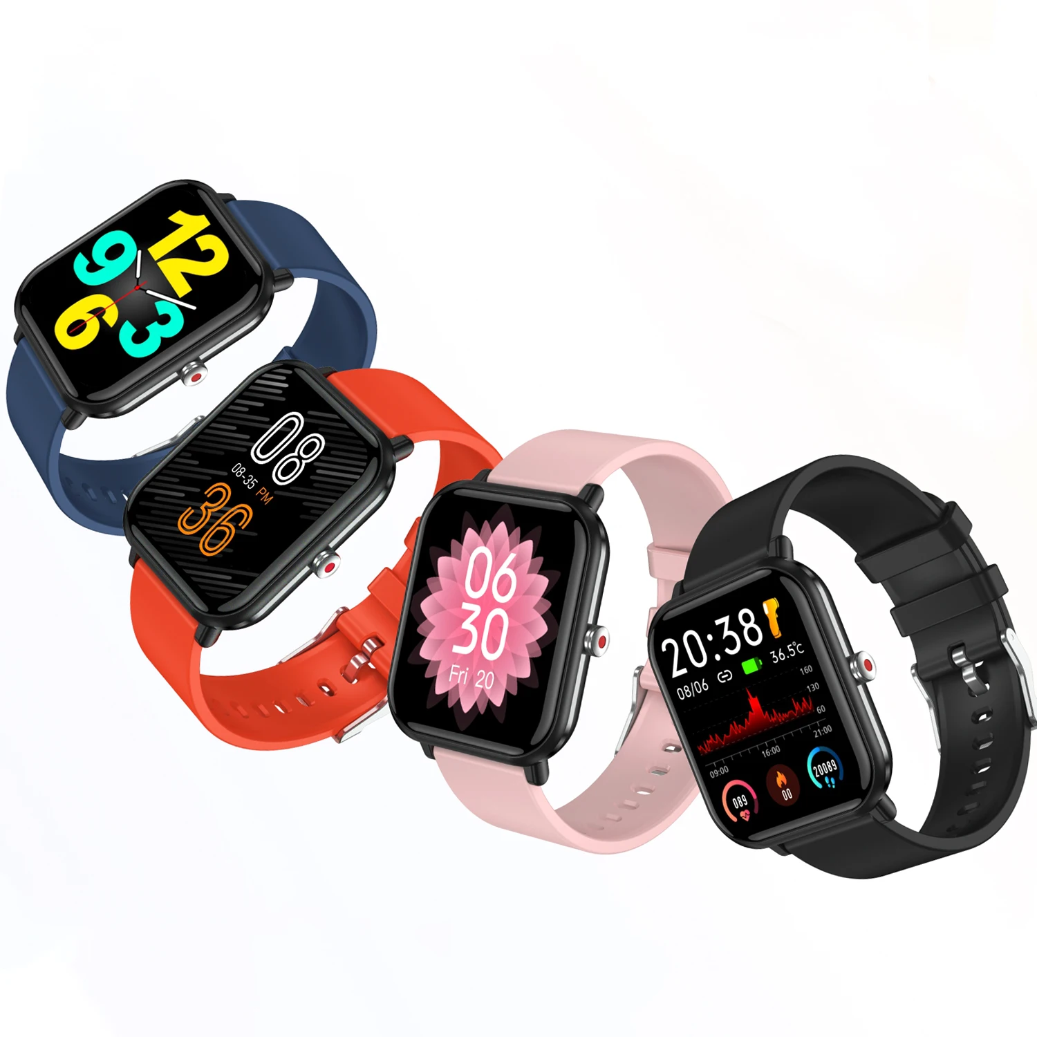 

Smart Watches Blood Pressure Body Temporature Smartwatch IP68 Waterproof Reloj Call Music Sport Smart Watch