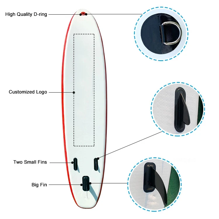 OEM Wholesale  inflatable sup paddle board standing surfboard for sale