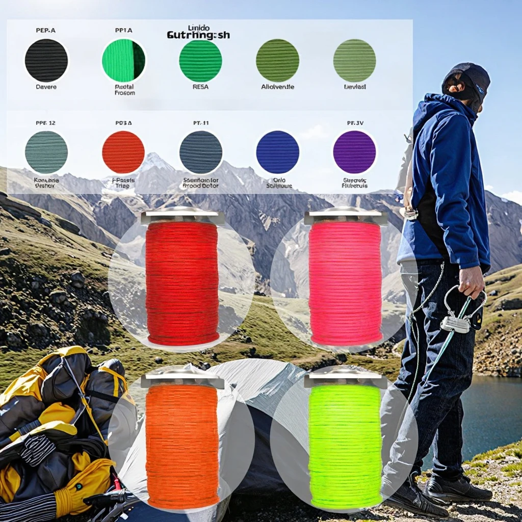 4mm165ft  Bracelet/ DIY Projects/Camping  Paracordcord With 11 Inner Cores 750lb Parachute Cord
