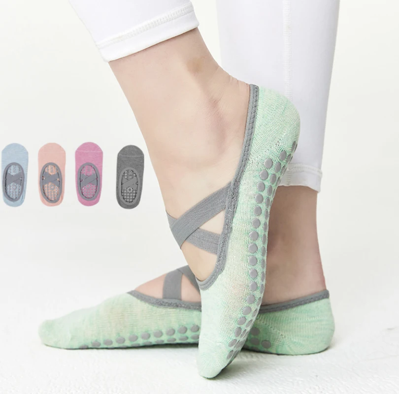 

Wholesale Price Women Barre Sock Non-Slip No-Skid Grip Pilates Yoga Socks, As pictures shown