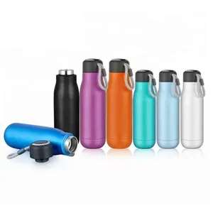 Image of Custom Cola Shape Double Wall Stainless Steel Thermal Flask Water Bottle 350 ml