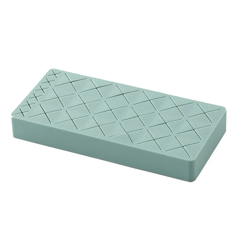 

Silicone lipstick storage rack desktop storage box eyebrow pencil lip gloss finishing box, Four-color