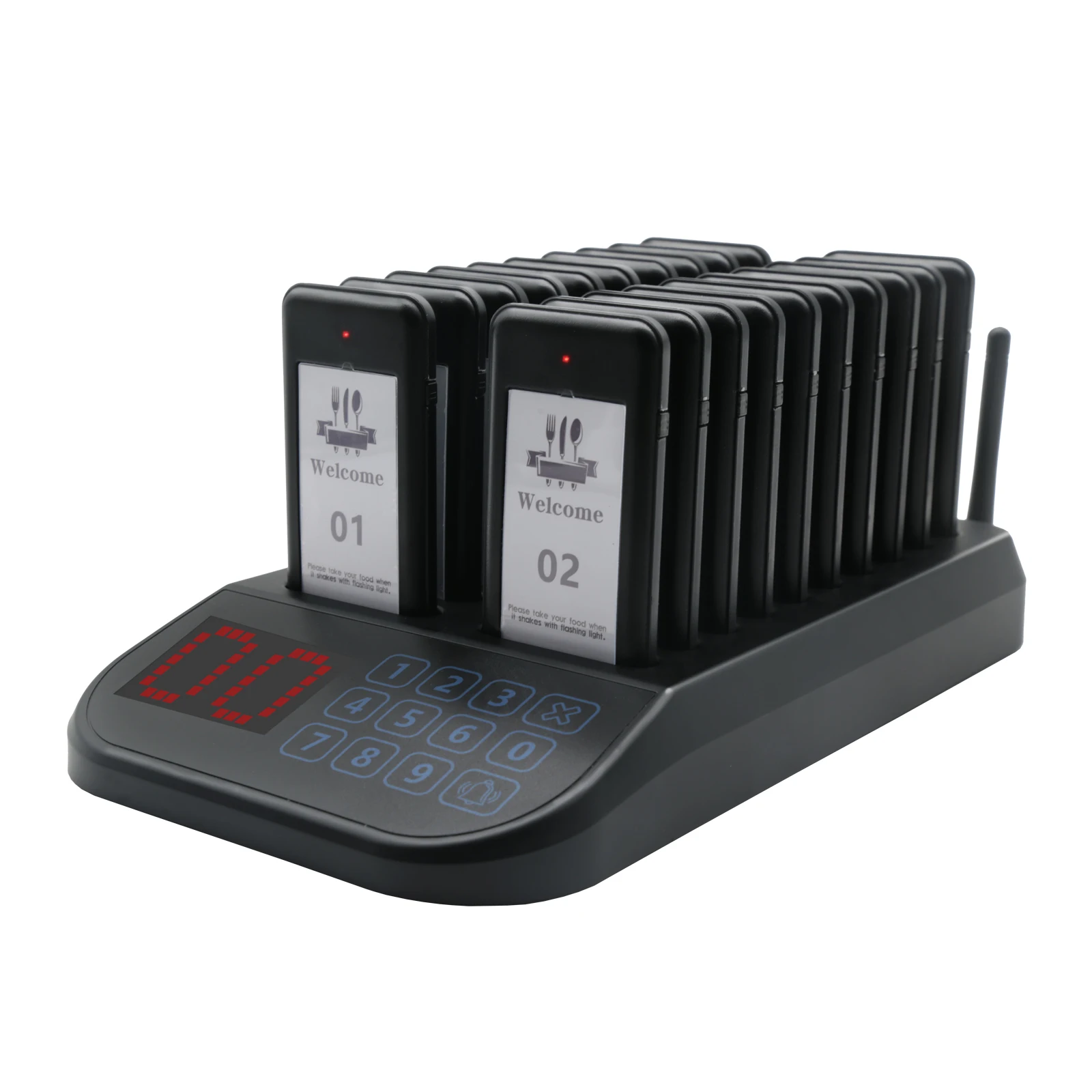 

Daytech RP03 Hotels Food Truck Cafe Shop Clinic Bar Service Calling System Wireless Restaurant Pager System