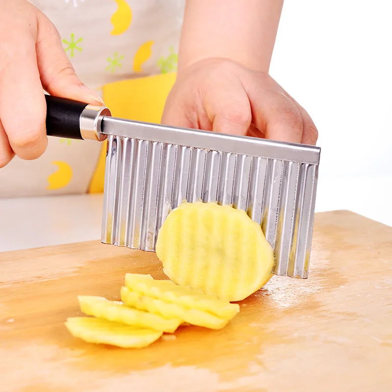 

Multifunctional creative potato knife to cut potatoes kitchen potato slicer French fries vegetable cutter, As show