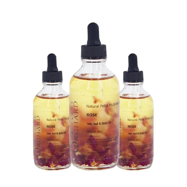 

Amazon Hot Factory Supply 100% Pure Rose Multi Use Oil Rose Face oil
