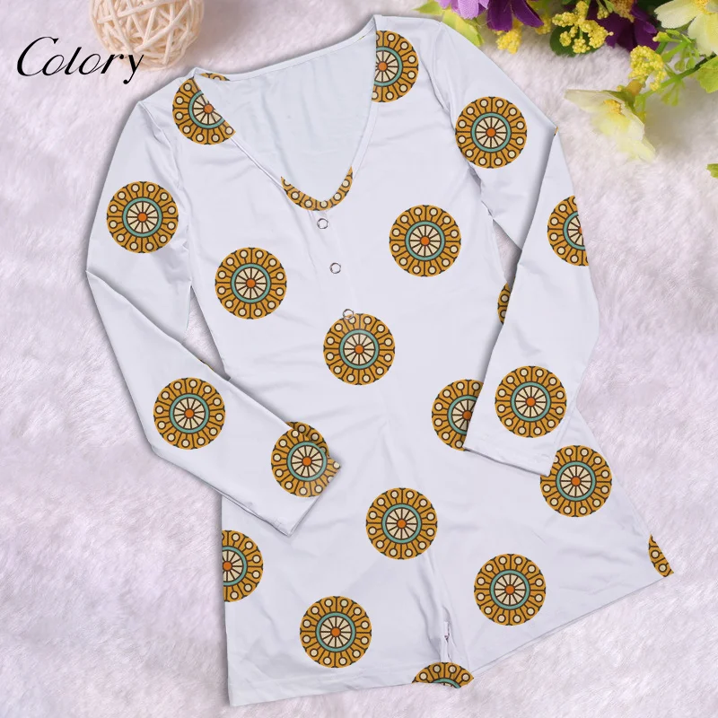 

Colory Summer Jumpsuit Romper Print Of Button Flap Onesie, Picture shows