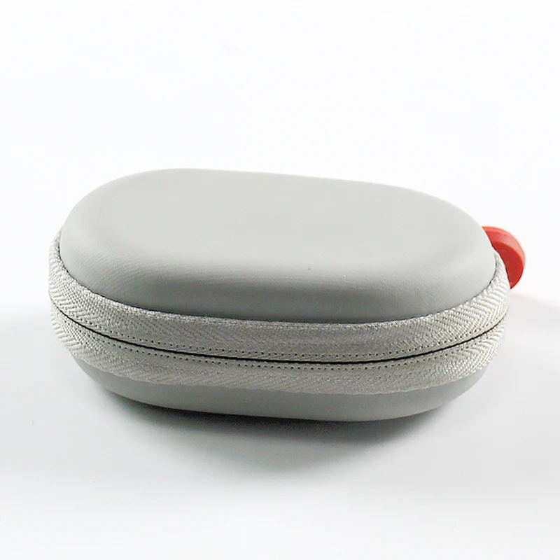 

Small Sample Essential Oil Bottle Storage Case Invisible Zipper Double Zipper Portable White Eva Cosmetic Case, Customized color