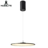 2019 factory modern design silver jewelry round plush pendant light