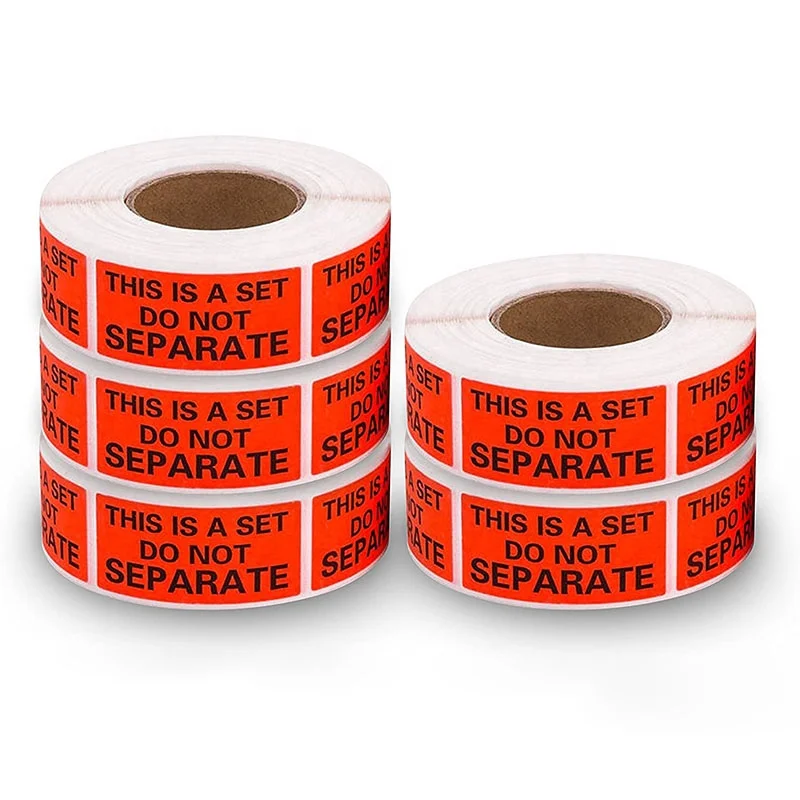 

500pcs/roll FBA label This Is a Set Do Not Separate Stickers label