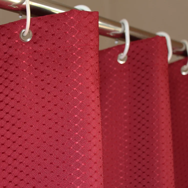 

Red Waffle Weave Shower Curtain,Waffle Shower Curtains#, Customized color