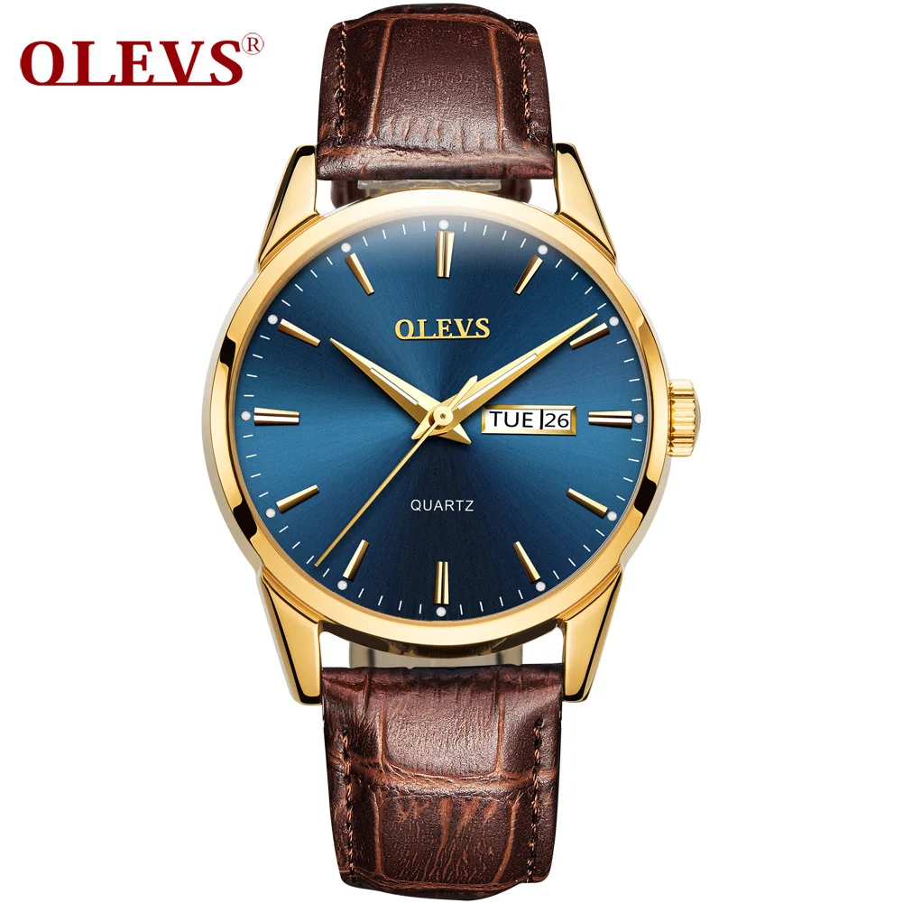 
OEM Custom Logo Watch Men Fashion Luxury Leather Factory Supplier Wholesale Price Watches Waterproof Quartz Man Watches 