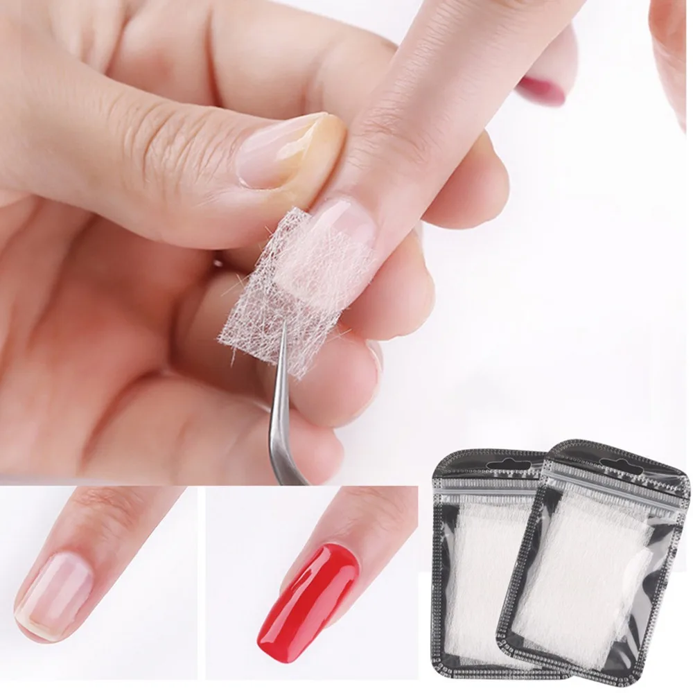 

Manicure Sheet Builder Nail Wrap Non Woven Fiber Gel Nail Care Tool Silk Fiberglass Nail Extension