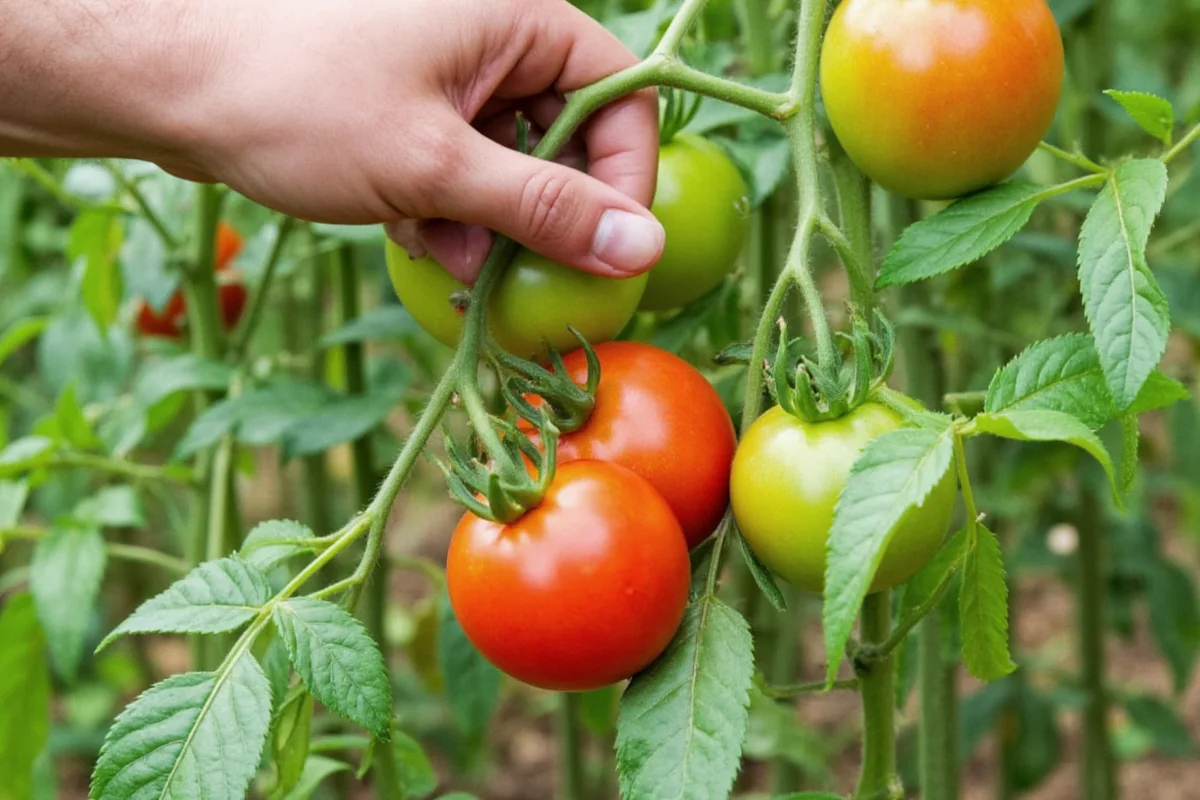 how often do farmers water tomato plants