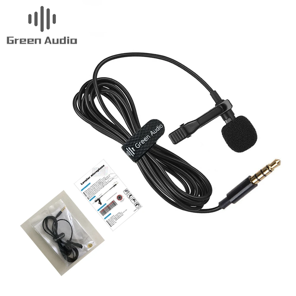 

Lavalier lapel microphone clip Microphone 3.5mm Jack Mini Wired Condenser Mic for Smartphones