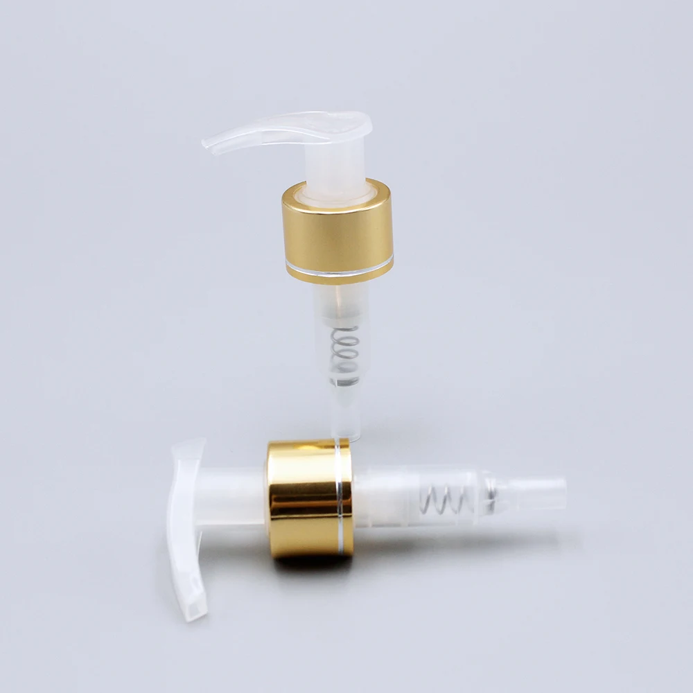 Factory sale plastic gold hand lotion pump dispenser 24/410