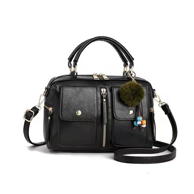 

Big handbags for women designers Monogram woman handbag massage two zipper lady handbag, Accept custom made