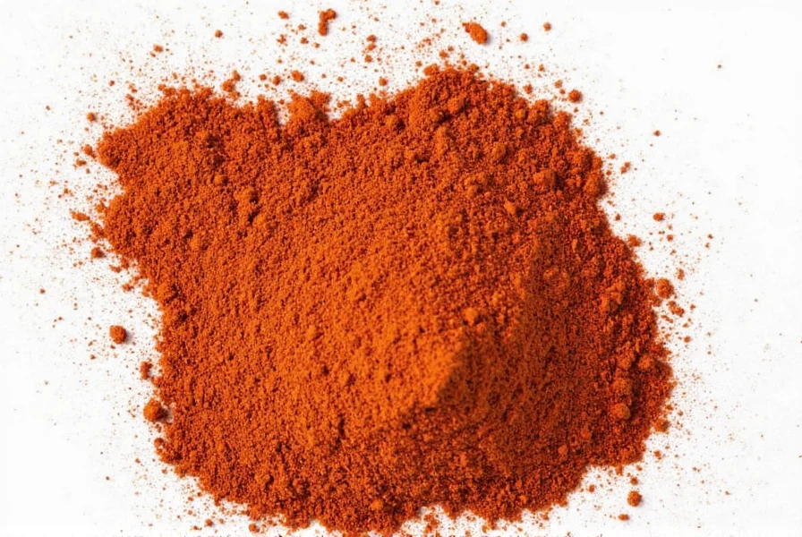Bowl of chili being seasoned with chimayo chili powder