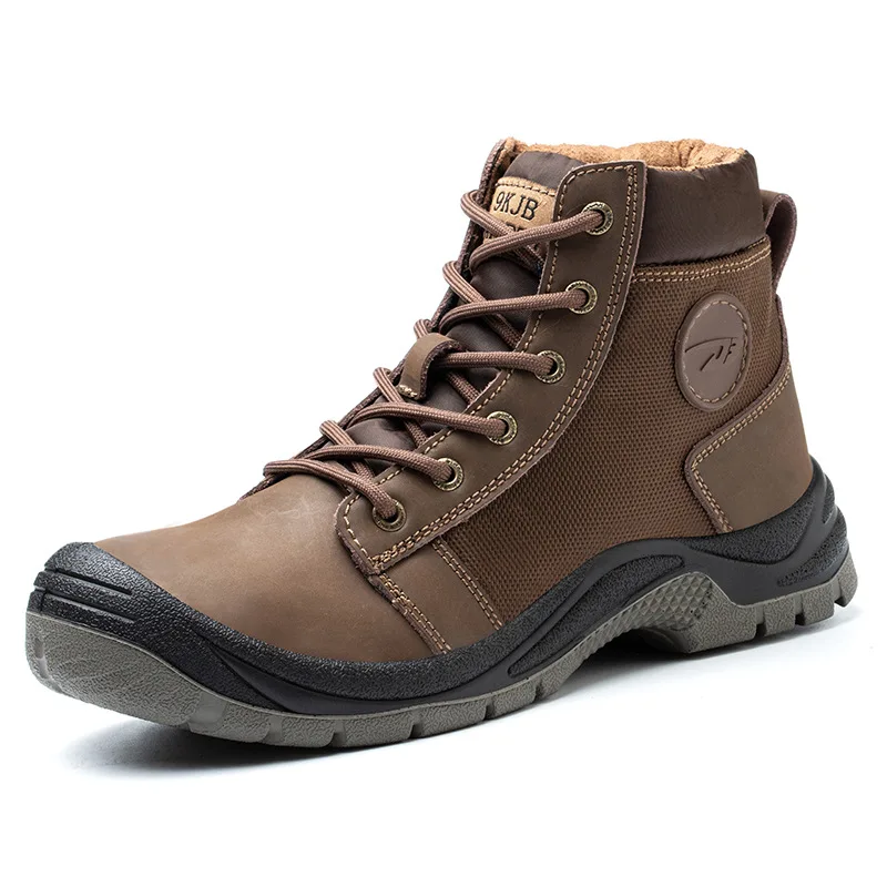 

China Manufactures Good Prices Safety Shoes Steel Toe Safety Shoes Composite Toe Safety Boots Men Work Boots, Brown black