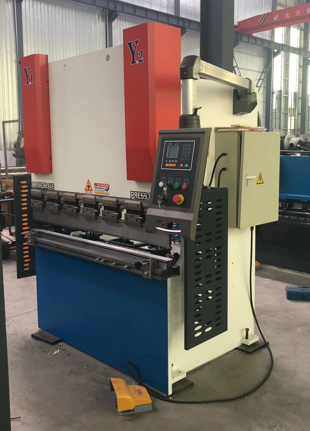 E21 Small Hydraulic Nc Press Brake Metal Sheet Stainless Steel Metal