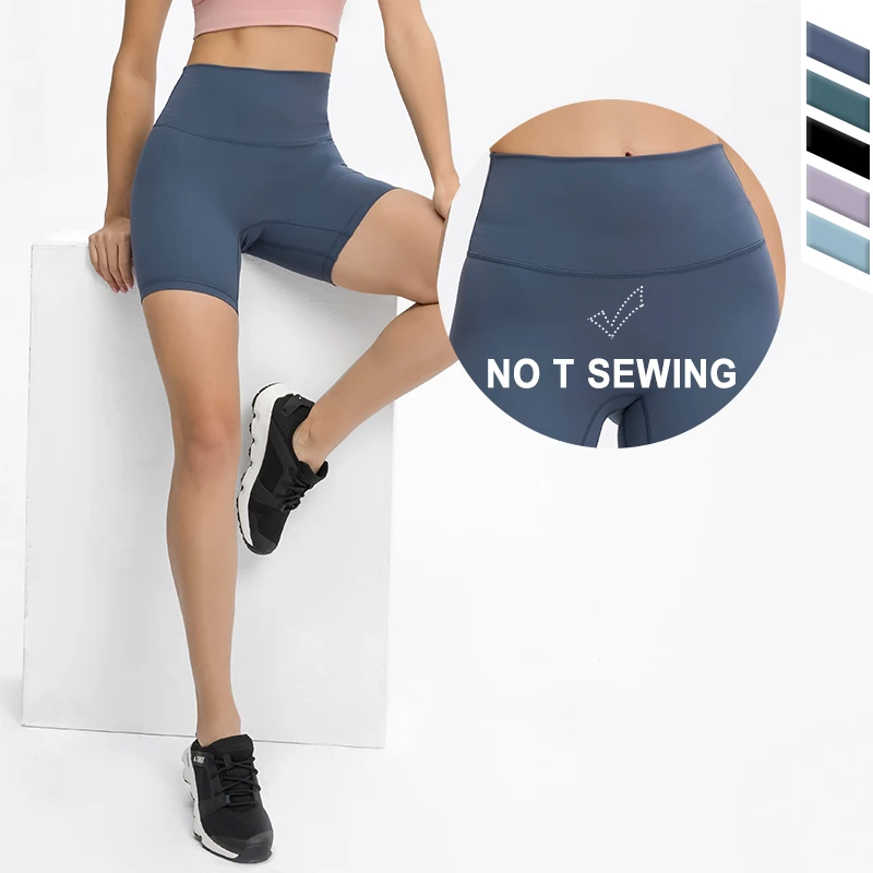 

Women Running Yoga Pants With Shorts Four Way Stretch Calzas Deportiva Mujer Classic Running Tight Shorts