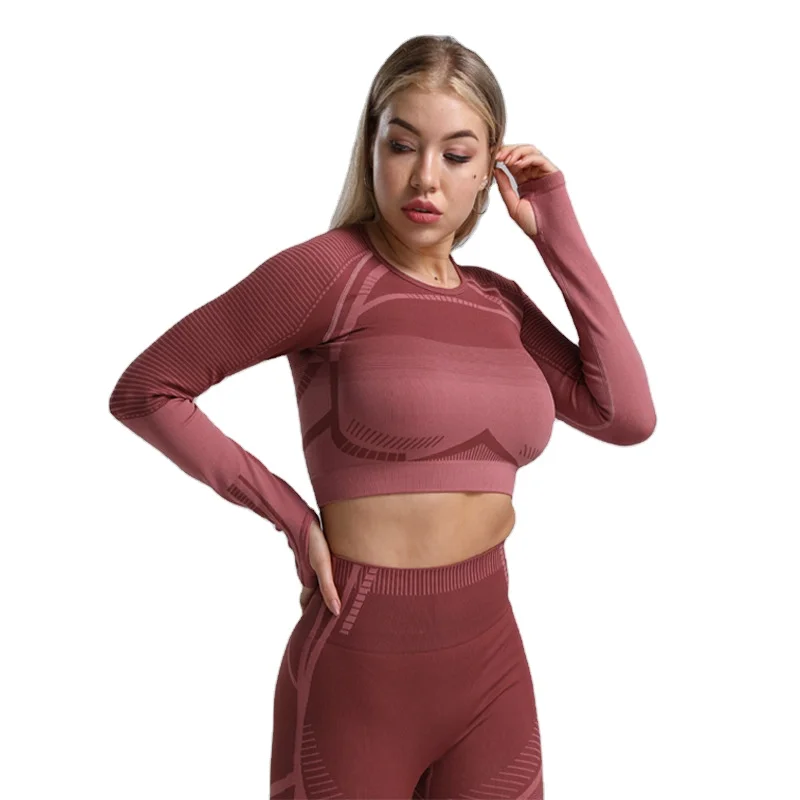 

Quick-drying, high elasticity, tight-fitting, running sports fitness clothes, sexy belly button yoga clothes T-shirt