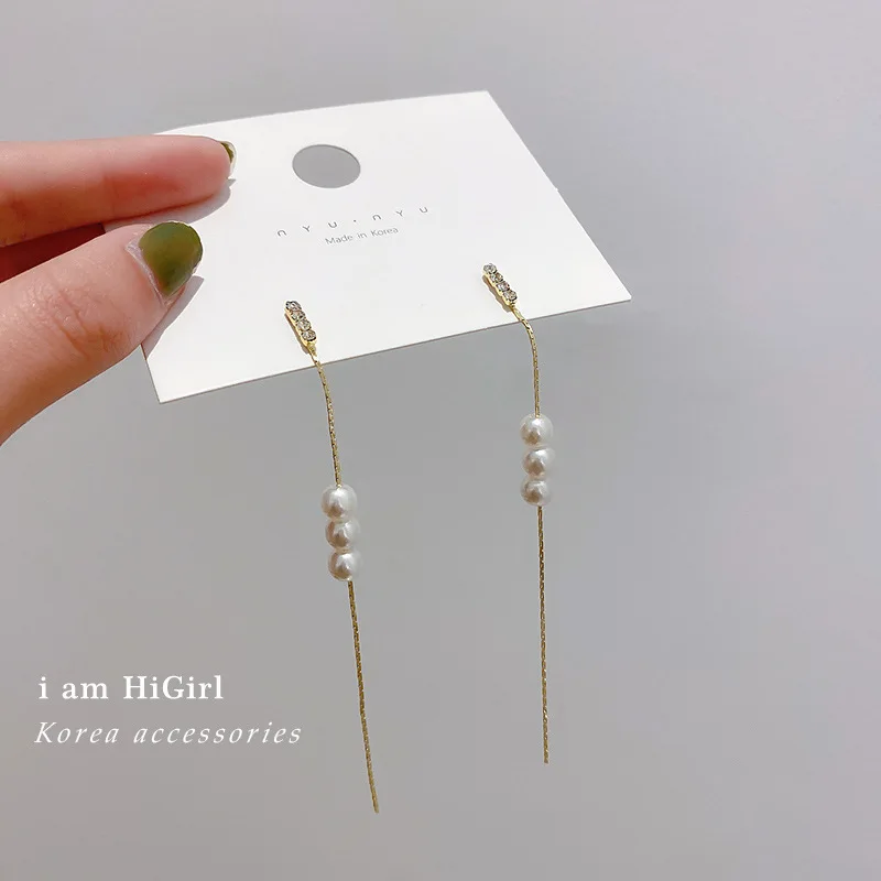 

Baoliang fashion jewelry pearl long earings trendy 2020